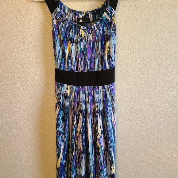 AB Studio multi colored dress - Picture 1 of 3